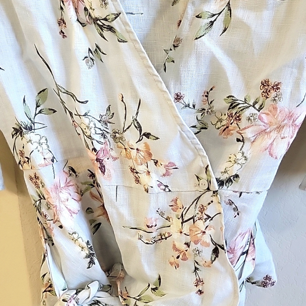 Zara womens small crossover peplum top. - Picture 4 of 6
